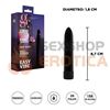 Vibrador rigido con varias velocidades negro